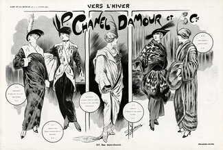 P. Chanel Damour & Cie (Pauline Chanel) 1913 Fur coats, Lucy (Lussy)