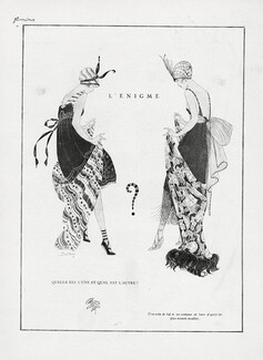 Dartey 1919 L'Enigme, Robe de bal ou costume de bain ?