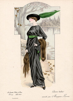 Margaine-Lacroix 1914 Costume tailleur, Fur, Fox