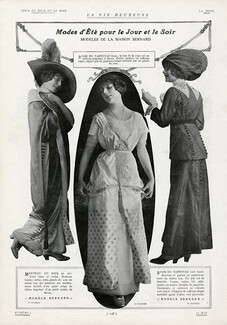 Maison Bernard (Couture) 1912 Modes d'été, Photo Reutlinger