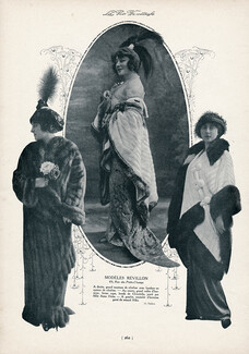 Revillon 1913 Fur coats, Photo Talbot