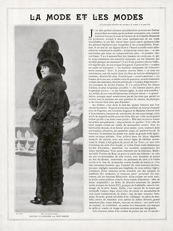 Boué Soeurs 1911 Manteau, Mlle Lucienne Guett, Photo Félix