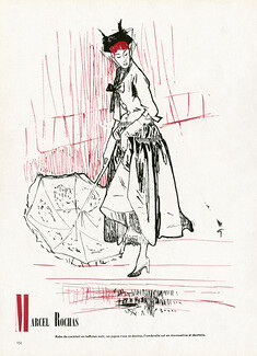 Marcel Rochas, Dressmakers — Vintage original prints