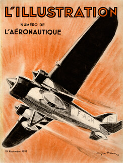 Geo Ham 1932 L'Illustration Cover, Aéronautique