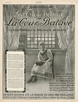 La Cour Batave 1913 Les Trousseaux, Dentelle, Atelier Hupali