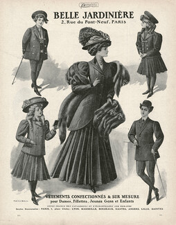 Belle Jardinière 1907 Furs, Children's Clothing