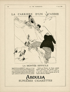 Abdulla (Cigarettes) 1928 Caddie, Golf