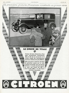 Citroën 1929 Coupé De Ville C6, Pekingese Dog