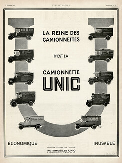 Unic 1925 Camionnettes