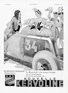 Kervoline 1933 "Au siècle du Grand Roi" Period Costume, René Vincent