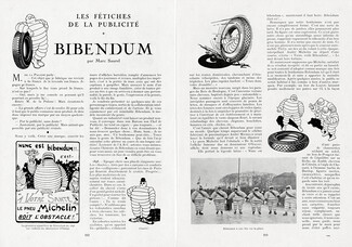 Les Fétiches de la Publicité - Bibendum, 1934 - Michelin, Text by Marc Saurel, 3 pages