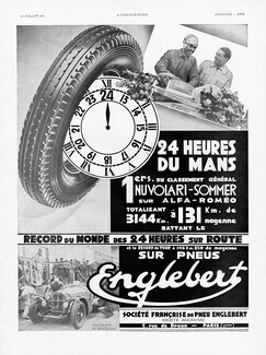Englebert 1933 Alfa-Romeo, 24h du Mans