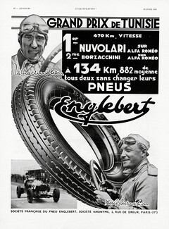 Englebert 1933 Alfa-Romeo, Grand Prix, Nuvolari
