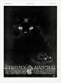 Marchal 1931 Strilux, black cat