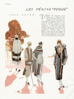 E. Meyer & Cie 1924 Les Pékins Vogue, Soeurs David, Golfer
