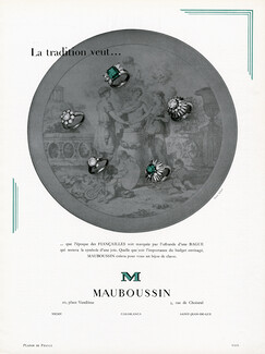Mauboussin 1954 Rings, Photo Schall