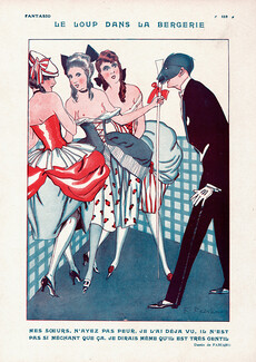 Fabiano 1922 "Le loup dans la bergerie", Masquerade Ball