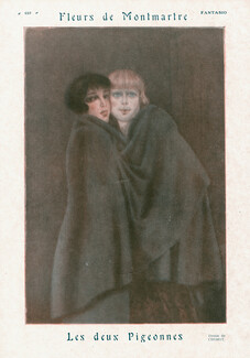 Fleurs de Montmartre — Les Deux Pigeonnes, 1924 - Chimot