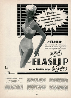 Sirène (Lingerie) 1954 Elaslip, Paulin