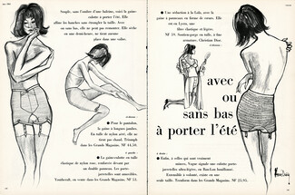Gaines-culottes pour l'été 1961 Youthcraft, Triumph, Christian Dior, Teenform, Hervé Dubly