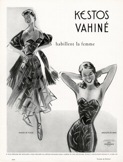 Kestos Vahiné 1954 Beachwear, Swimwear