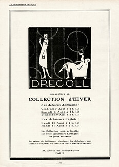 Drecoll 1925 Collection d'Hiver, Fashion Show