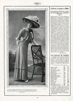 Drecoll 1910 Tailleur, Mlle Delyane, Photo Félix