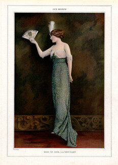 Doeuillet 1913 Robe du Soir, Photo Talbot
