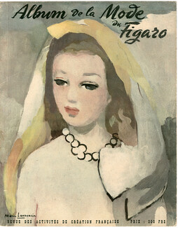 Album de la Mode du Figaro 1945 Cover, Marie Laurencin