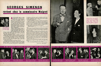 Georges Simenon revient chez le Commissaire Maigret, 1952 - Texte par Jeanine Delpech