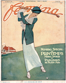 J. Gosé 1913 La Joueuse de Golf, Femina cover