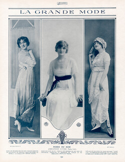Lucile 1913 Monna Delza, Lily Elsie, Gaby Desly, Photos Henri Manuel & Talbot