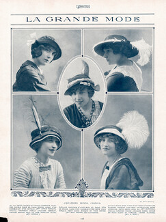 Monna Candaa 1913 Hats, Photo Henri Manuel
