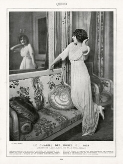 Lucile (Lady Duff Gordon) 1913 Monna Delza, Evening Gown, Photo Henri Manuel