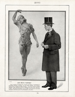 Nijinsky 1913 "Spectre de la Rose" Russian Dancer, Nijinski Marriage
