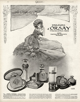 Parfums D'Orsay (Perfumes) 1913 Illustra-Photo