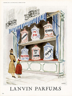 Lanvin (Perfumes) 1950 Guillaume Gillet, Arpège, Eau De Lanvin, Prétexte, My Sin, Scandal, Rumeur