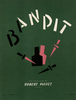 Robert Piguet (Perfumes) 1946 Bandit Bouldoires