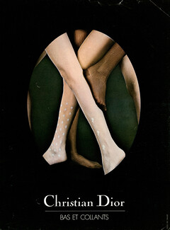 Christian Dior (Lingerie) 1971 Stockings, Tights, Photo Eric Malaisé