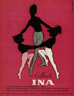 Ina (Hosiery) 1959 Tights, M. Rousseau