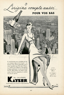 Kayser (Hosiery) 1939 Stockings, New York City