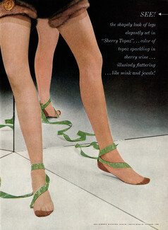 Bryans (Hosiery) 1952 Stockings, Photo Blumenfeld