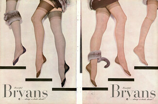 Bryans (Hosiery) 1950 Furs Revillon, Photo Blumenfeld