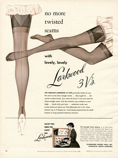 Larkwood (Hosiery) 1952 Seam Stockings