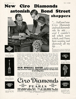 Ciro Diamonds and Pearls 1931