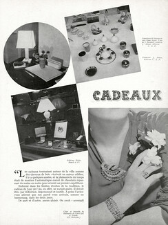 Van Cleef et Arpels 1937 Clips et bracelet de diamants, Photo Dorvyne