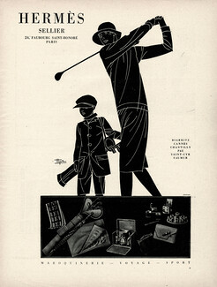 Louis Vuitton 1926 Porte-Habits Golf Bag, Suitcase, G. de Lehot