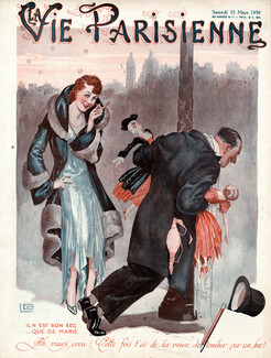 Georges Léonnec 1930 Adultery, Dolls, La Vie Parisienne cover