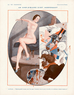 Léo Fontan 1922 Un Chef-d'oeuvre d'Art Indépendant, Le Fauve, Fauvisme, Nude Art Modeling