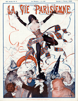 Léo Fontan 1922 Carnival Costumes, La Vie Parisienne Cover